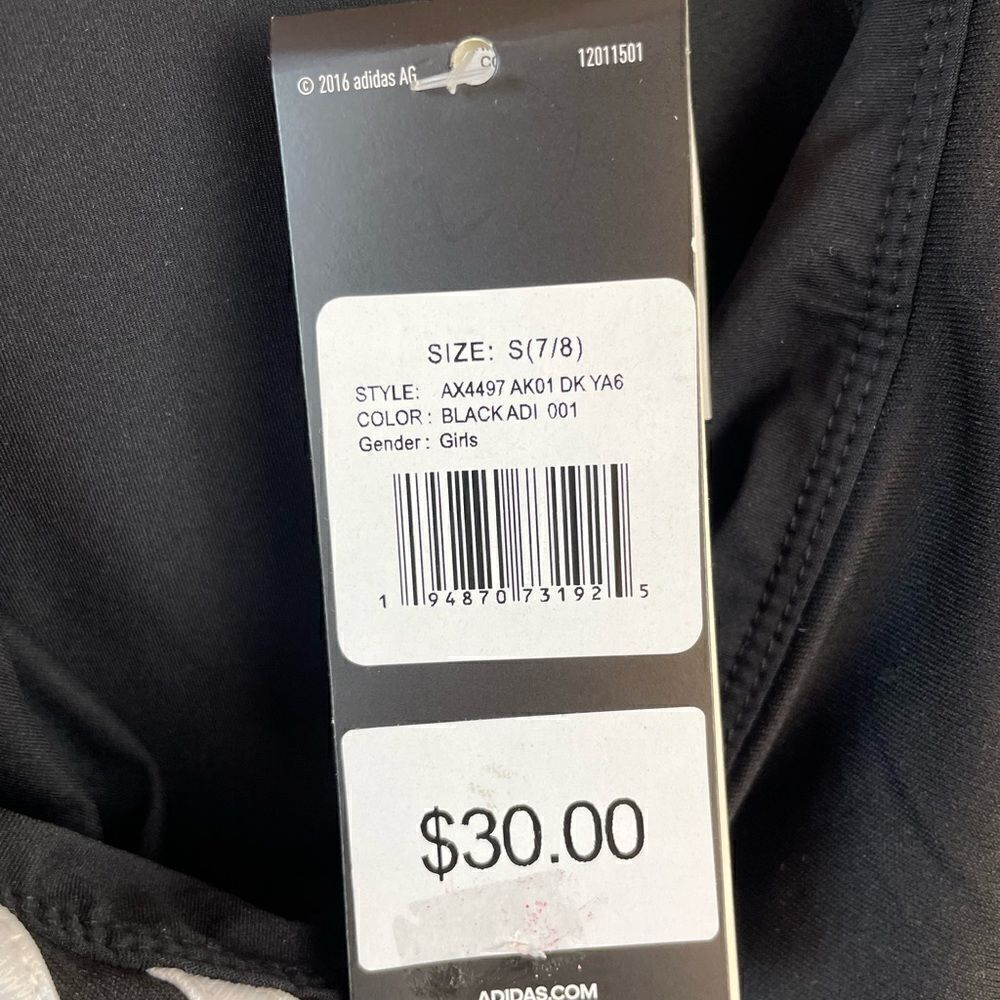 NWT Adidas Girls Athletic Skirt Size S (7/8) - Picture 3 of 5